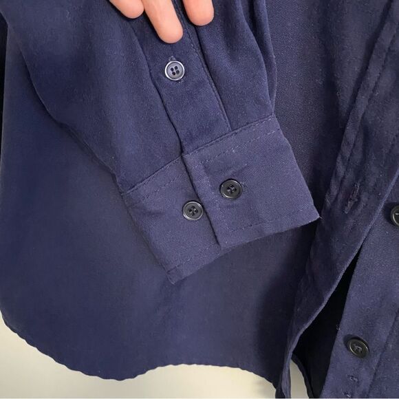 Vintage Disney Eeyore Button Down Casual Blouse Shirt Blue Medium - Picture 2 of 6